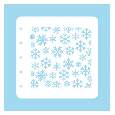 Nellies Choice Stencil - Snowflakes